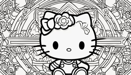 Pictures to Color Hello Kitty