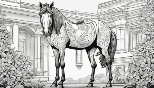 Thematic Horse Coloring Selections