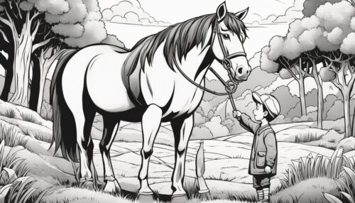 Pictures to Color Horses