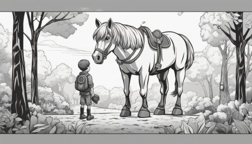 Exploring Horse Coloring Pages