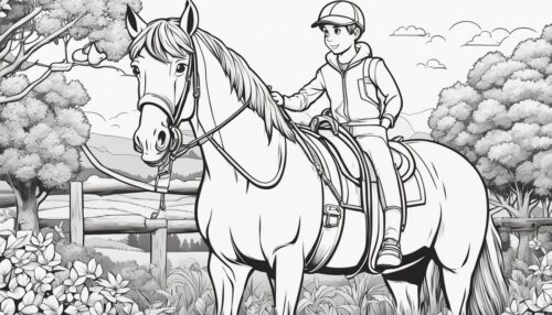 Exploring Horse Coloring Pages