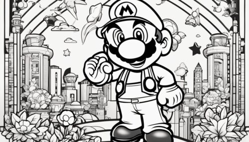 Pictures to Color Mario