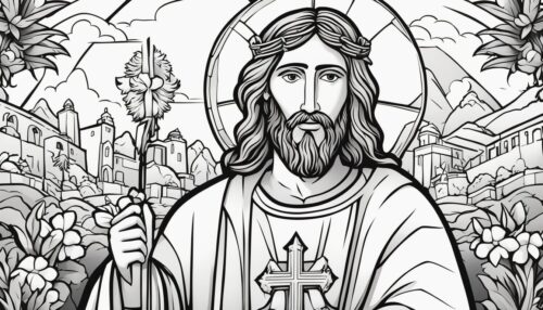 Pictures to Color of Jesus