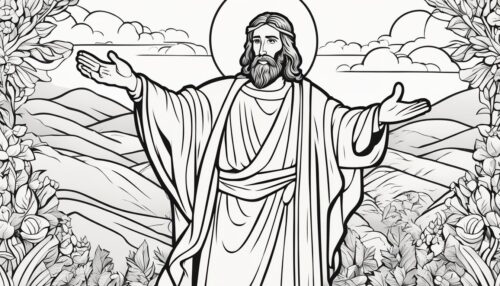 Pictures to Color of Jesus