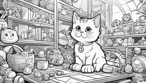 Types of Kitten Coloring Pages