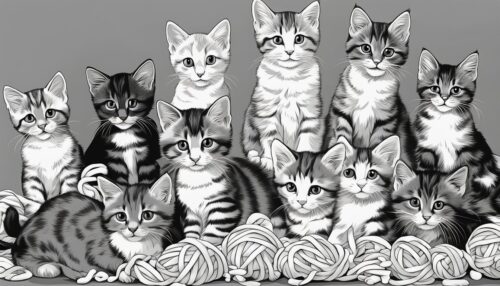 Pictures to Color of Kittens