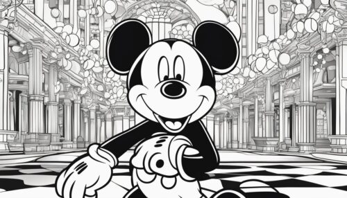 Pictures to Color of Mickey Mouse