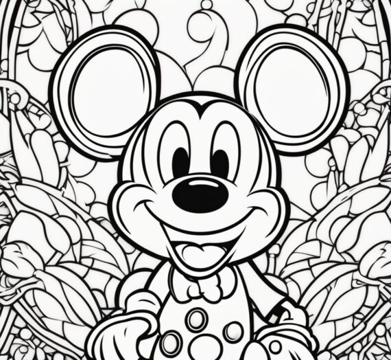 Pictures to Color of Mickey Mouse: 27 Free Colorings Book
