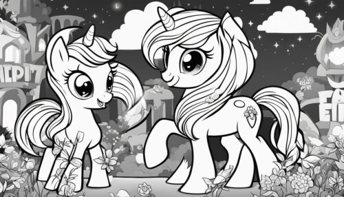 Pictures to Color of My Little Pony