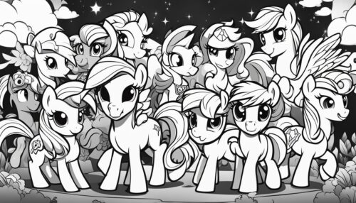 Pictures to Color of My Little Pony