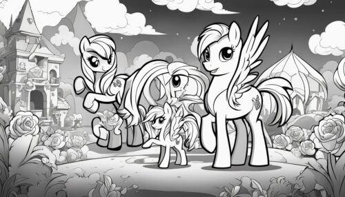 Pictures to Color of My Little Pony