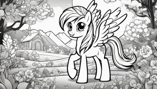 Pictures to Color of My Little Pony