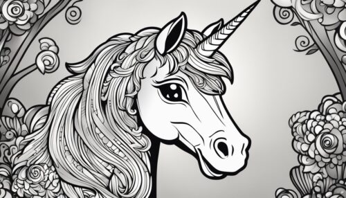 Popular Unicorn Themed Coloring Pages