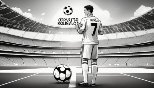 Exploring Cristiano Ronaldo Coloring Pages