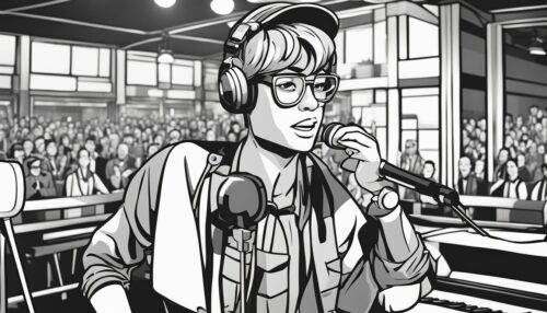 Singer Coloring Page