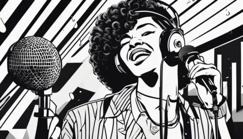 Singer Coloring Page