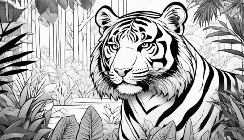 Printing and Sharing Tiger Coloring Pages