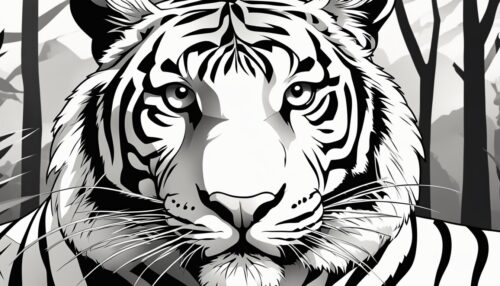 Printing and Sharing Tiger Coloring Pages