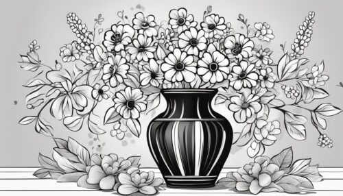 Vase Pictures to Color