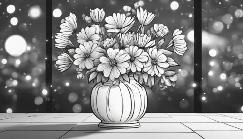 Vase Coloring Pages