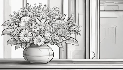 Vase Coloring Pages