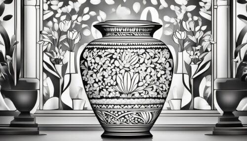 Vase Coloring Pages