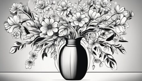 Vase Coloring Pages