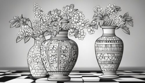 Free Printable Vase Coloring Pages