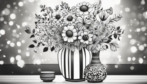 Free Printable Vase Coloring Pages