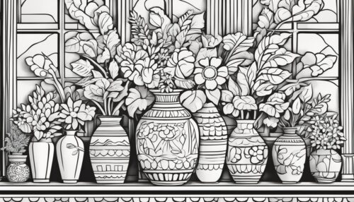 Vase Pictures to Color