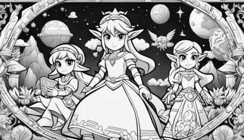 Zelda Coloring Pages