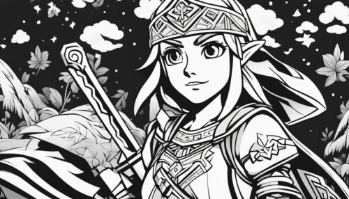 Types of Zelda Coloring Pages