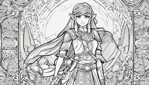 Types of Zelda Coloring Pages