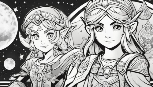 Printable Zelda Coloring Pages