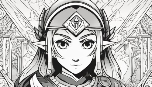 Printable Zelda Coloring Pages