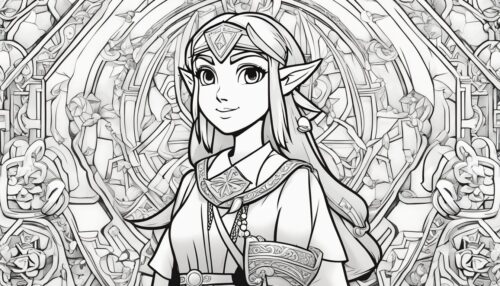 Printable Zelda Coloring Pages