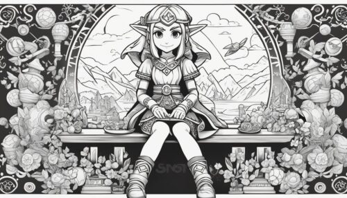 Zelda Coloring Pages for Video Game Fans