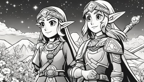 Zelda Pictures to Color