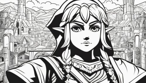 Zelda Coloring Pages