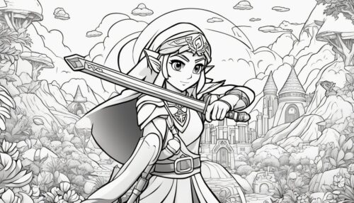 Zelda Coloring Pages