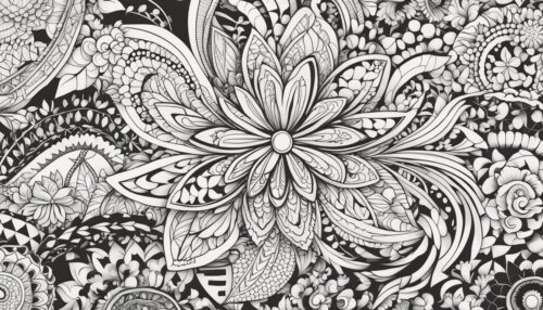 Coloring Zentangle Designs