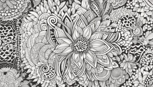 Coloring Zentangle Designs