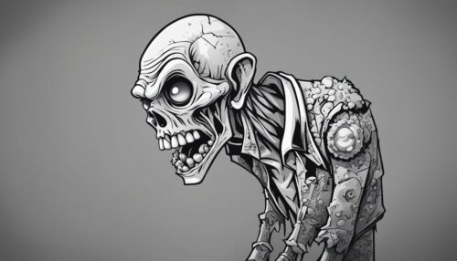 Zombie Coloring Pages