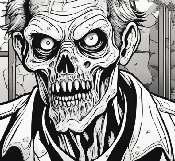 Zombie Pictures to Color: 23 Free Colorings Book