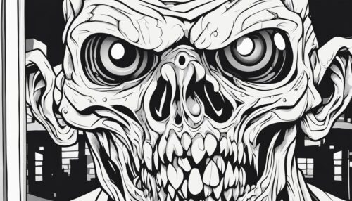 Zombie Coloring Pages