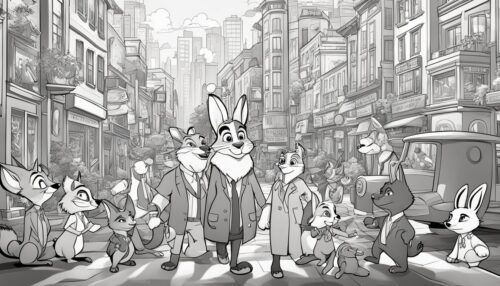 Zootopia Coloring Pages