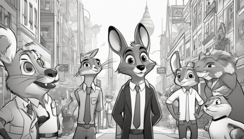 Zootopia Pictures to Color