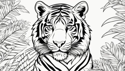 Tiger Coloring Page