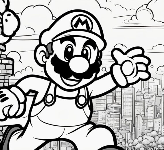 Mario Coloring Pages: 23 Free Colorings Book