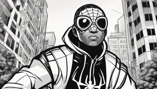 Miles Morales Coloring Pages